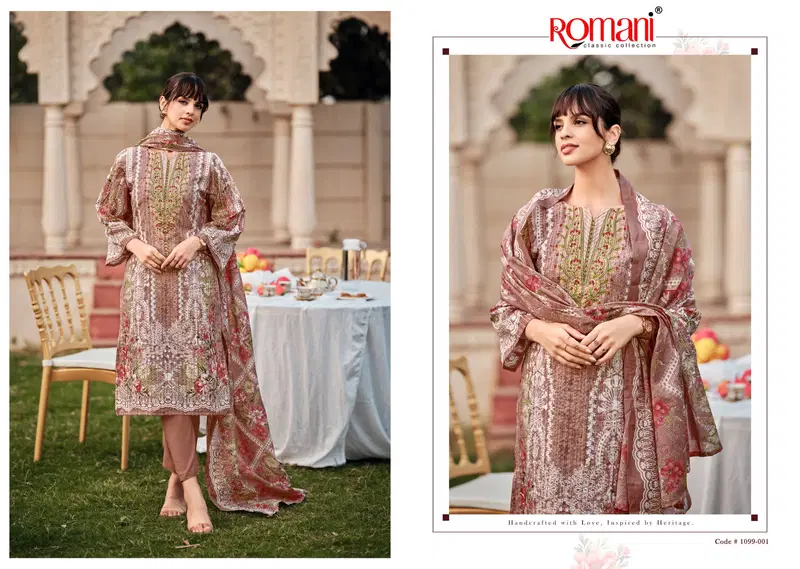 Romani Saniya Soft Cotton Digital Printed Dress Material